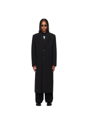 Jean Paul Gaultier Black Double Layer Coat