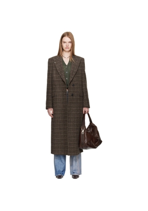 OUR LEGACY Brown Manta Coat