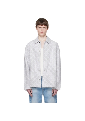 Casablanca Gray Monogram Workwear Jacket