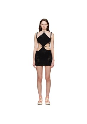 Kijun SSENSE Exclusive Black Diamond Minidress