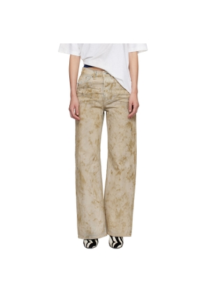 Acne Studios Beige 2021F Regular Fit Jeans