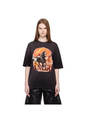 AMIRI Black Plains Oversized T-shirt