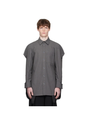 Jean Paul Gaultier Gray Canvas Shirt
