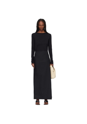 OUR LEGACY Black Twisted Maxi Dress