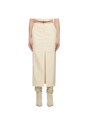 ANNA QUAN Off-White Maevis Maxi Skirt