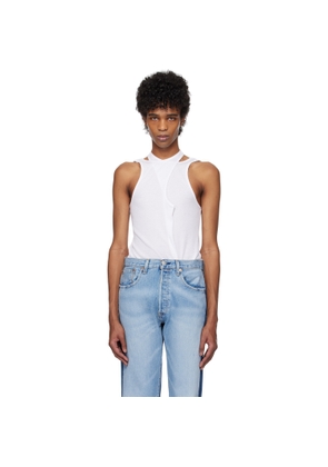 Bless White Twintank Tank Top