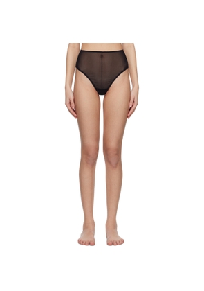 DU CIEL Black Léger High Waist Briefs