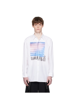 Jean Paul Gaultier White 'The Oversized Air' Shirt