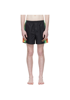Casablanca Black Monogram Swim Shorts