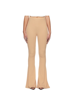 Magda Butrym Beige Flared Trousers