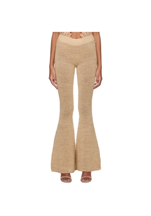 Magda Butrym Beige Flared Trousers