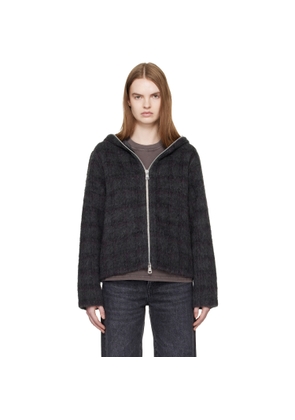 OUR LEGACY Gray Full Zip Hood Jacket