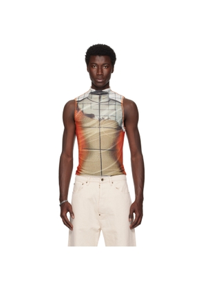 Jean Paul Gaultier Multicolor 'The Fire' Tank Top