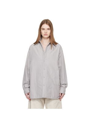 MM6 Maison Margiela Gray Long-Sleeved Jacket