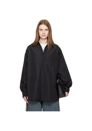 MM6 Maison Margiela Black Long-Sleeved Jacket