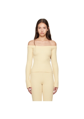 GUIZIO Off-White Mia Top