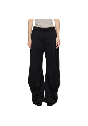 Acne Studios Black Wool Trousers