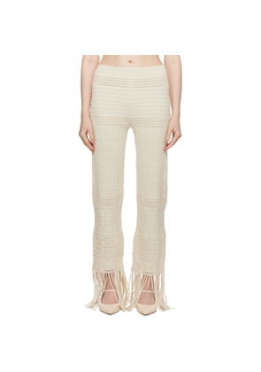 Nanushka Off-White Miciel Trousers