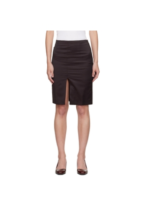 OUR LEGACY Burgundy Siren Midi Skirt