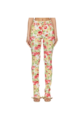 Acne Studios Multicolor Printed Casual Leggings