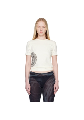 Jean Paul Gaultier Off-White 'The Laurel Stamped' Baby T-shirt
