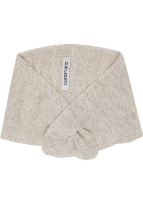 OUR LEGACY Off-White Miniature Scarf