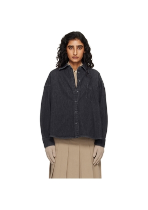 Weekend Max Mara Black Foggia Denim Shirt