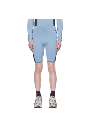 Saul Nash Blue Drop Stitch Shorts