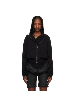 Rick Owens DRKSHDW Black Temple Small Hoodie