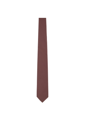 OUR LEGACY Burgundy Crinkled Tie