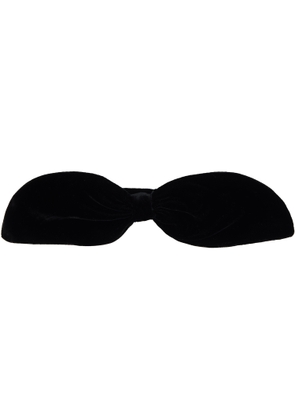 Valentino Garavani Black Valentie Velvet Bow Tie
