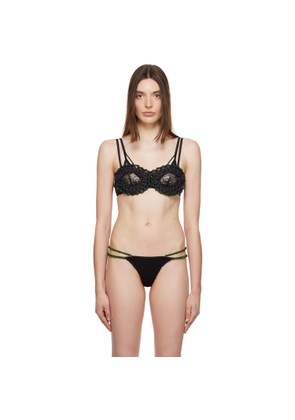 Shawna Wu SSENSE Exclusive Black Bra