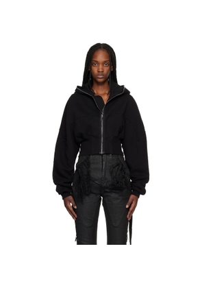 Rick Owens DRKSHDW Black Temple Collage Hoodie