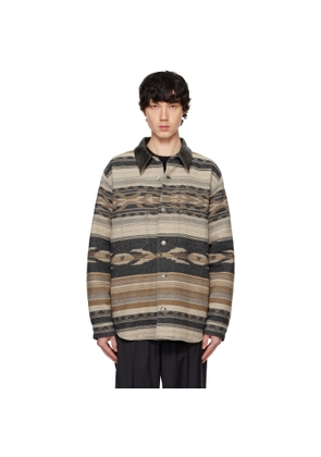 Isabel Marant Beige & Gray Dalton Jacket