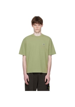 Stone Island Green 2100025 Combed Organic Cotton Jersey T-shirt