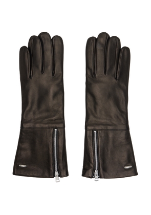 OUR LEGACY Black Zipped Gloves