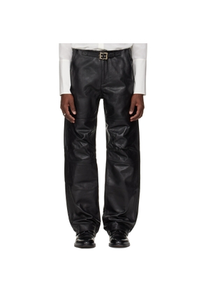 Enfants Riches Déprimés Black Moto Leather Pants