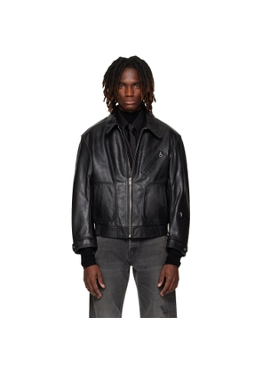 Enfants Riches Déprimés Black 'Combattimento' Leather Jacket