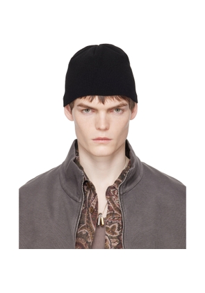OUR LEGACY Black Merino Wool Beanie