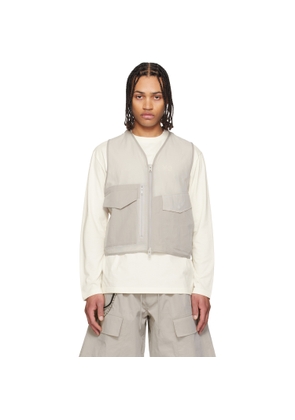 Y-3 Taupe Tactical Utility Vest