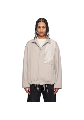 Y-3 Gray Utility Blouson Jacket