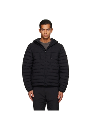 Stone Island Black 4100020 Seamless Tunnel Nylon Down-TC Jacket