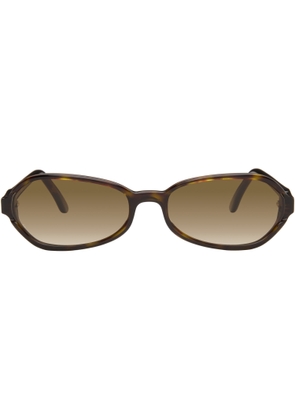 OUR LEGACY Brown Drain Sunglasses