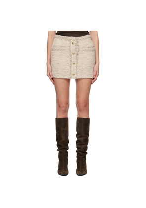 Isabel Marant Beige Gleny Miniskirt