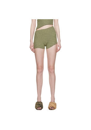 Isa Boulder Green Parallel Shorts