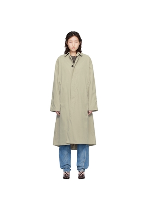 Maison Margiela Khaki Peached Trench Coat