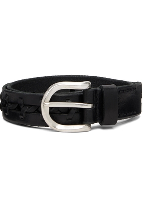 OUR LEGACY Black Plait Belt
