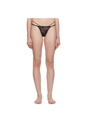 Shawna Wu SSENSE Exclusive Black Thong