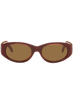 OUR LEGACY Brown Unwound Sunglasses