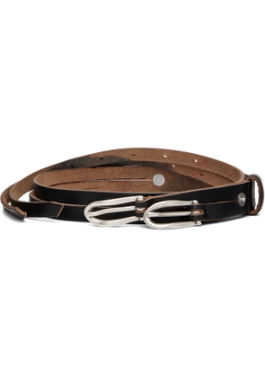 OUR LEGACY Black Twin Tongue Belt